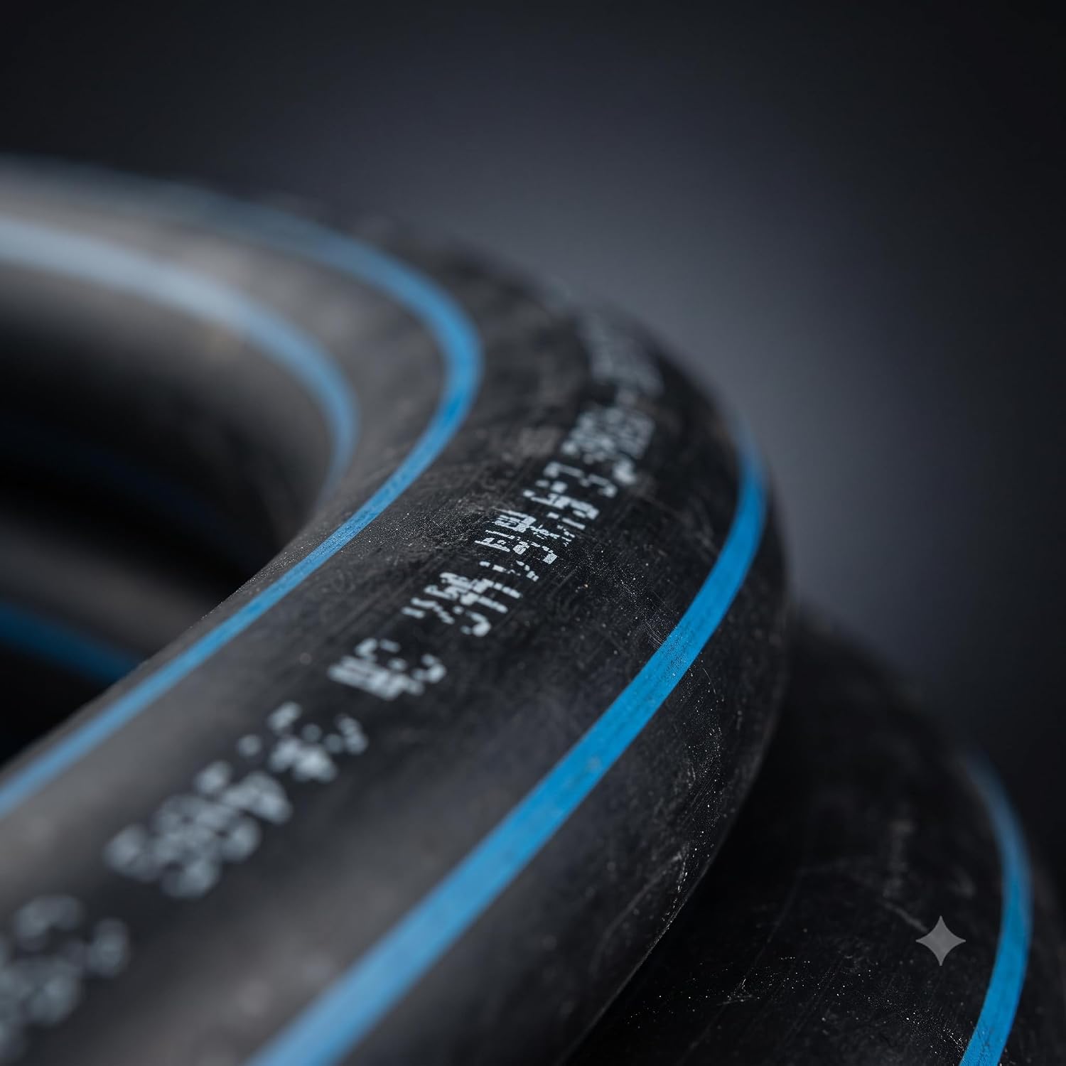 Tubo Polietilene Acqua PE100 Alta Densità Ø20 x 2,0 mm PN16 in Rotolo 20 m — Nero con Bande Azzurre, Conforme UNI EN 12201, per Acqua Potabile, Irrigazione e Condotte Interrate - Lemag srl