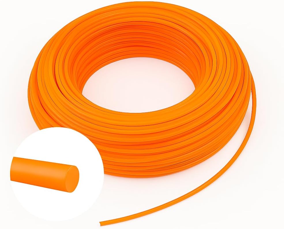 Filo Tondo Nylon 3mm x 50m Lemag per Decespugliatore – Uso Intensivo Erba e Sterpaglia - Lemag srl