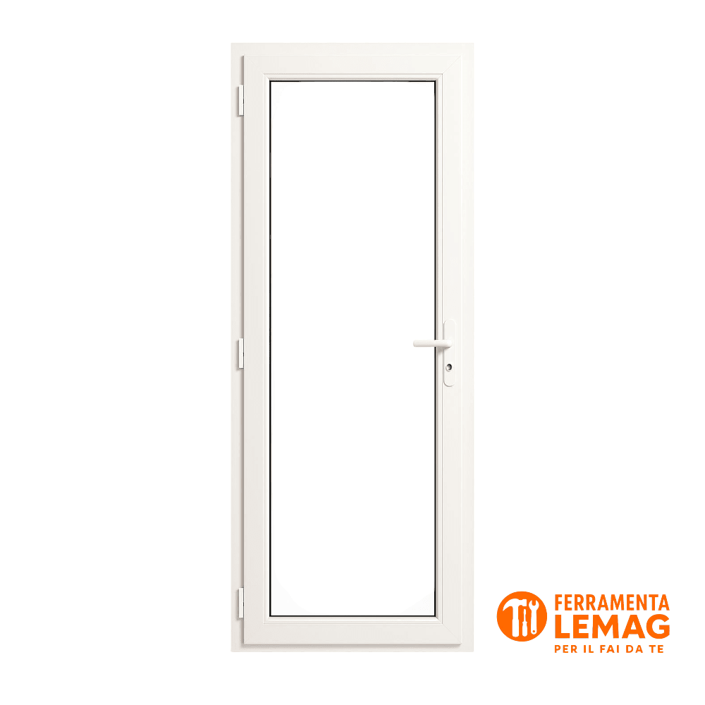 Porta finestra alluminio 80x220 cm taglio termico – Risparmio energetico - Lemag srl - Lemag srl