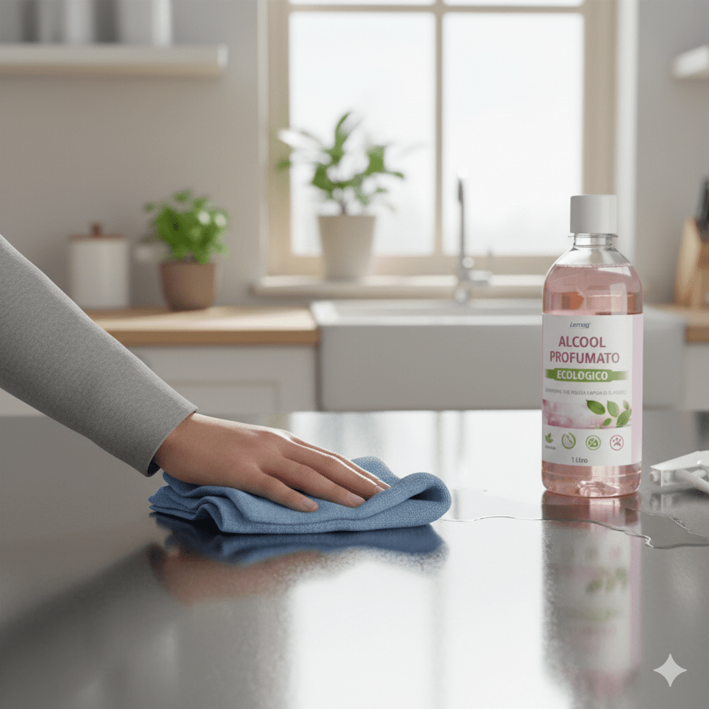 Alcool Profumato 1 - 5L Detergente Superfici Asciuga Subito - Lemag srl