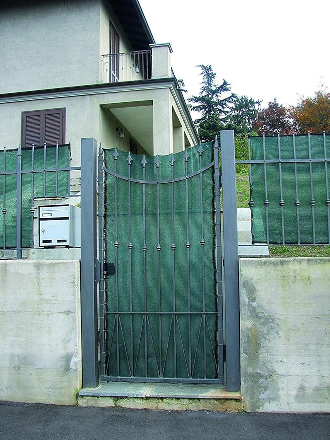 Telo Ombreggiante 90% Rete Ombra Verde Frangisole Frangivista Oscurante 2 mt - Lemag srl