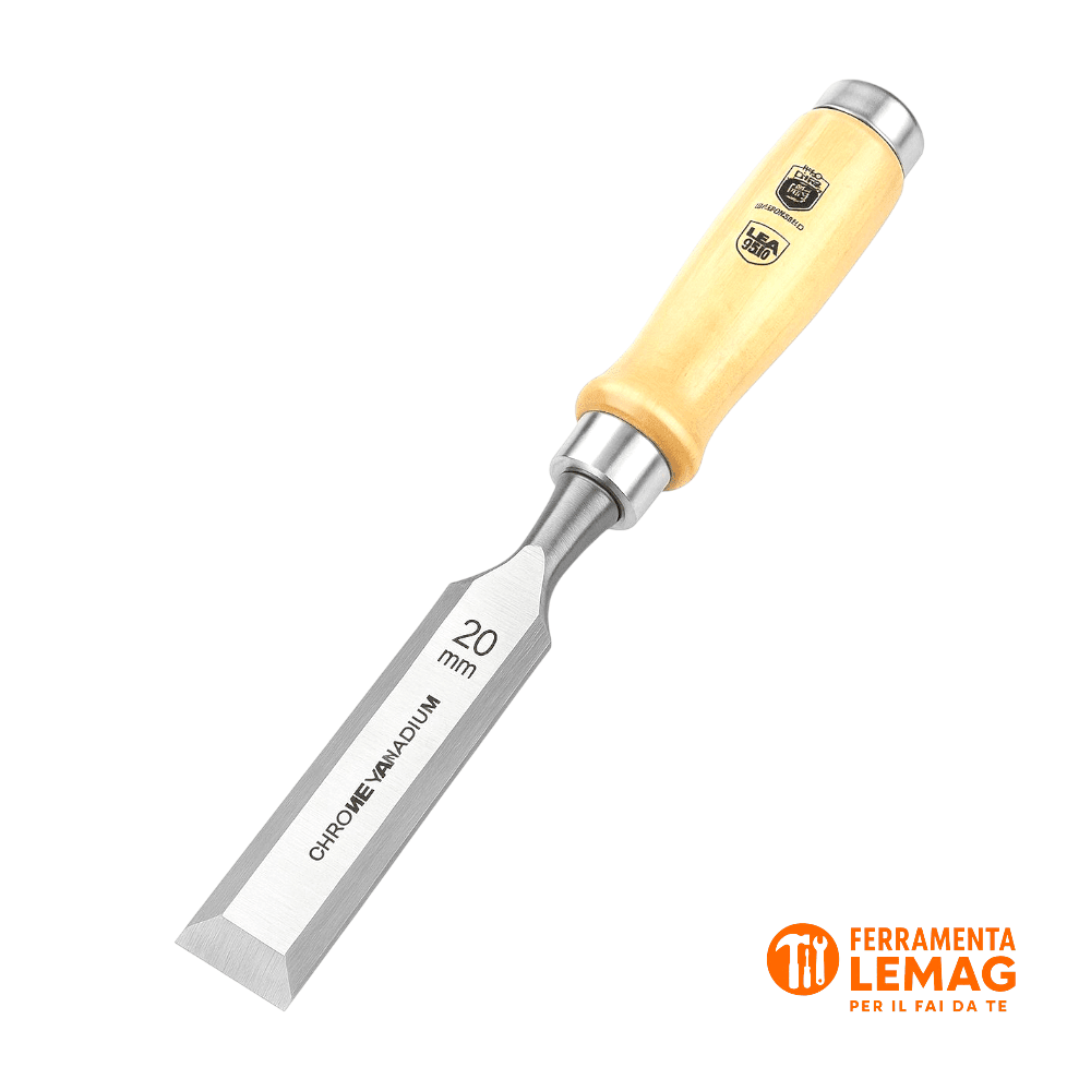 Scalpello per legno 19 mm, affilato e resistente per intaglio e lavorazioni precise - Lemag srl