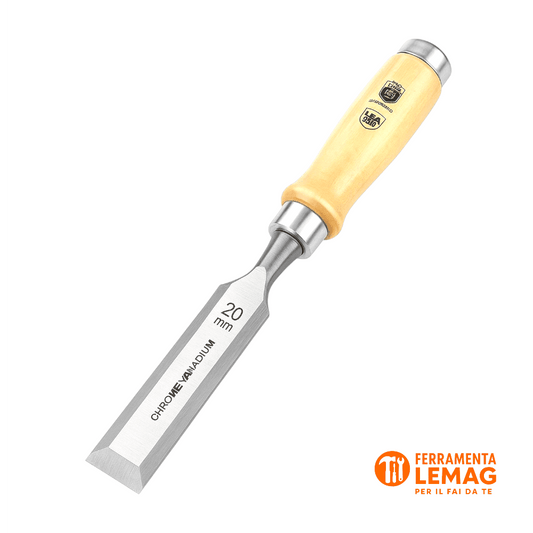 Scalpello per legno 19 mm, affilato e resistente per intaglio e lavorazioni precise - Lemag srl