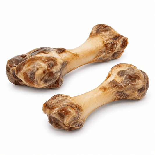 Snack per Cani Mezzo Osso di Prosciutto 210g 2 Pezzi Naturale Senza Glutine Ipoallergenico Igiene Dentale - Lemag srl
