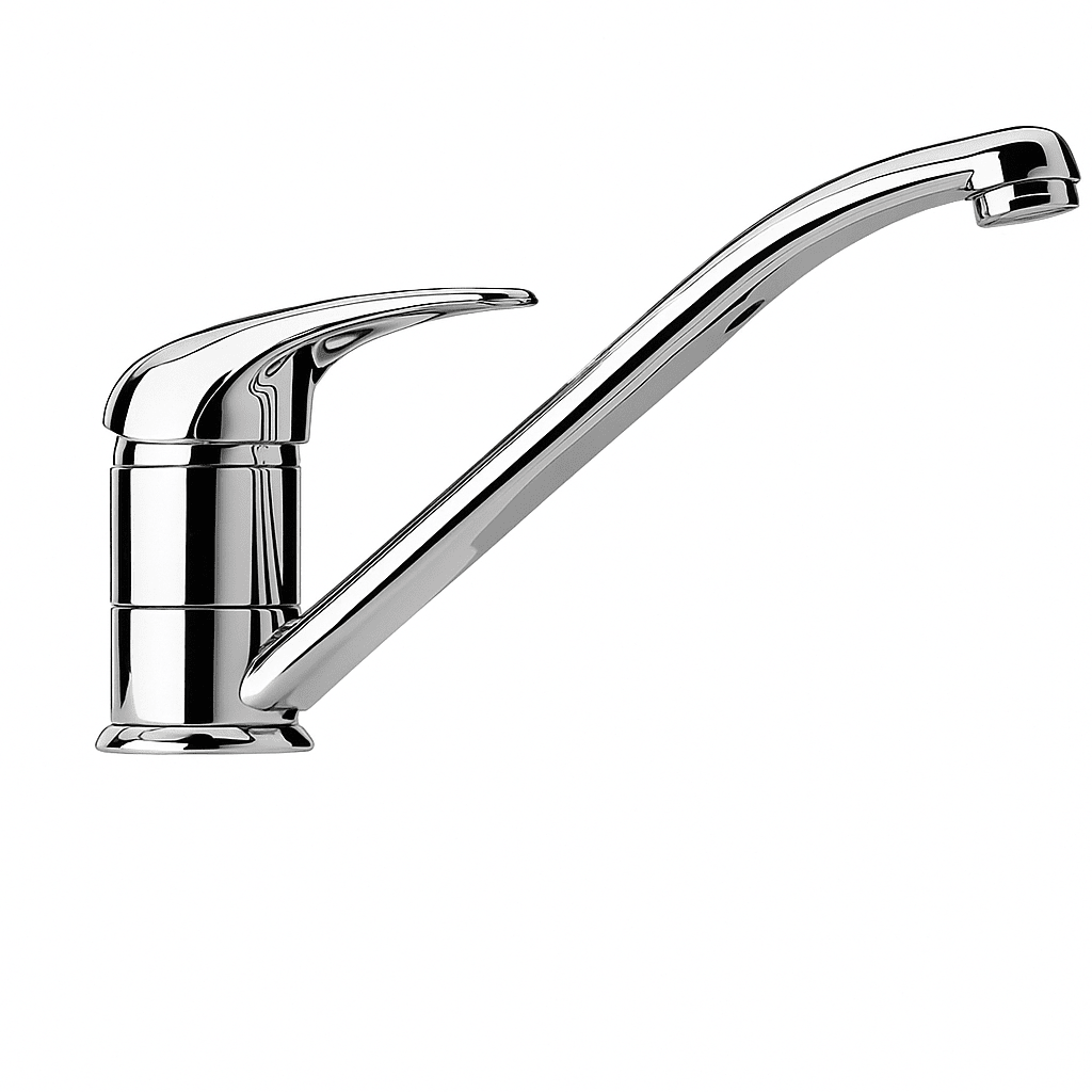 Rubinetto Cucina Silver Monocomando – Miscelatore Canna Bassa per Lavello – Lemag SRL - Lemag srl