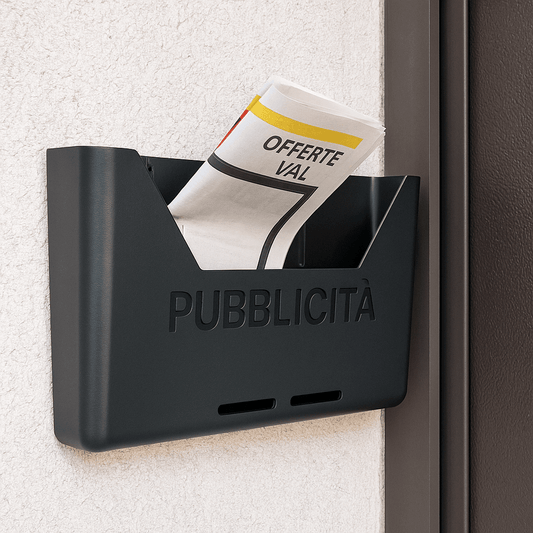 Carosello – Cassetta Raccogli Pubblicità in policarbonato colore ghisa – Lemag - Lemag srl