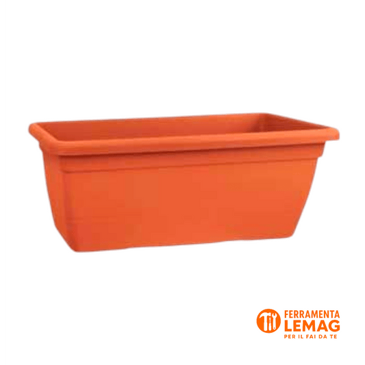 Fioriera Rettangolare 'Anthea' in Plastica 60x32x28h cm per Esterni Giardino Balcone - Lemag srl - Lemag srl