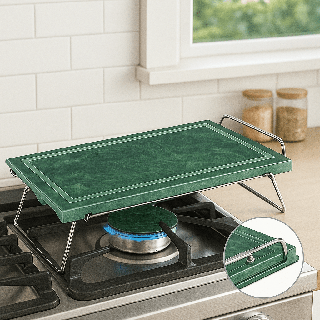 Piastra in Pietra Ollare 19x37 cm con Supporto Inox – Piastra BBQ e Fornello - Lemag srl