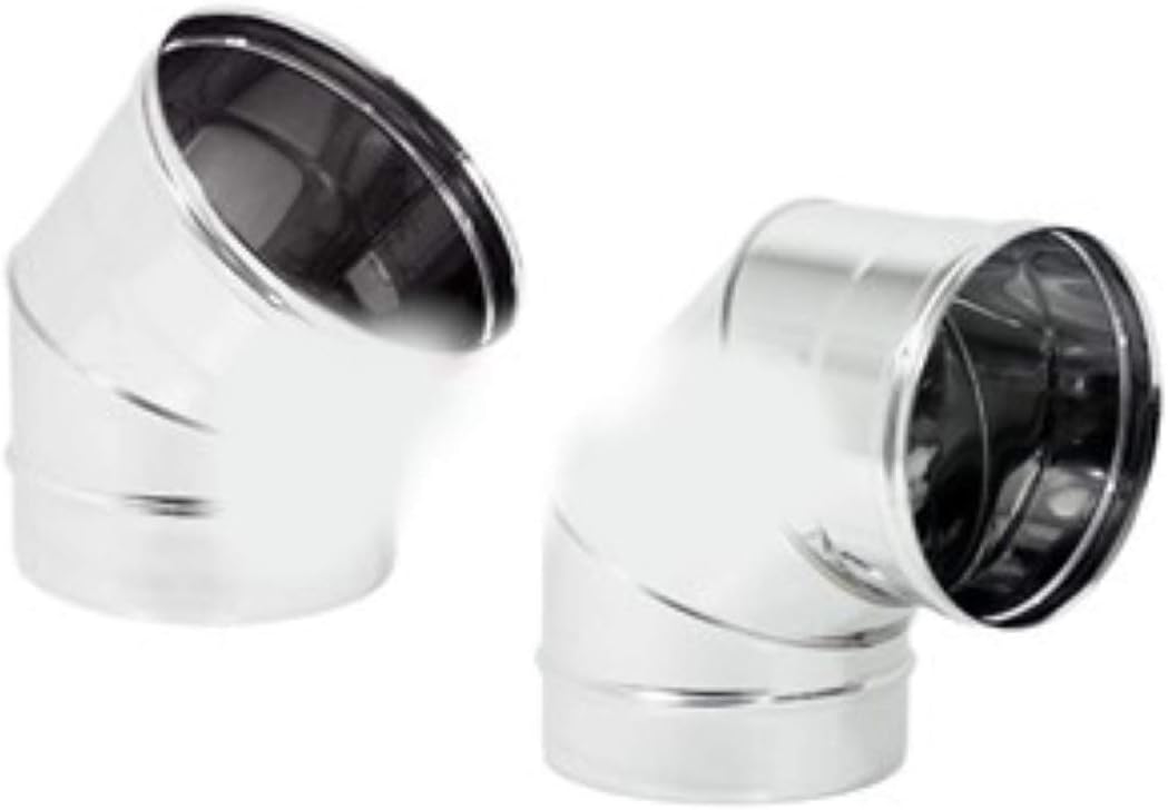 Gomito curva acciaio inox 100mm 5 decimi AISI 304 - Lemag srl