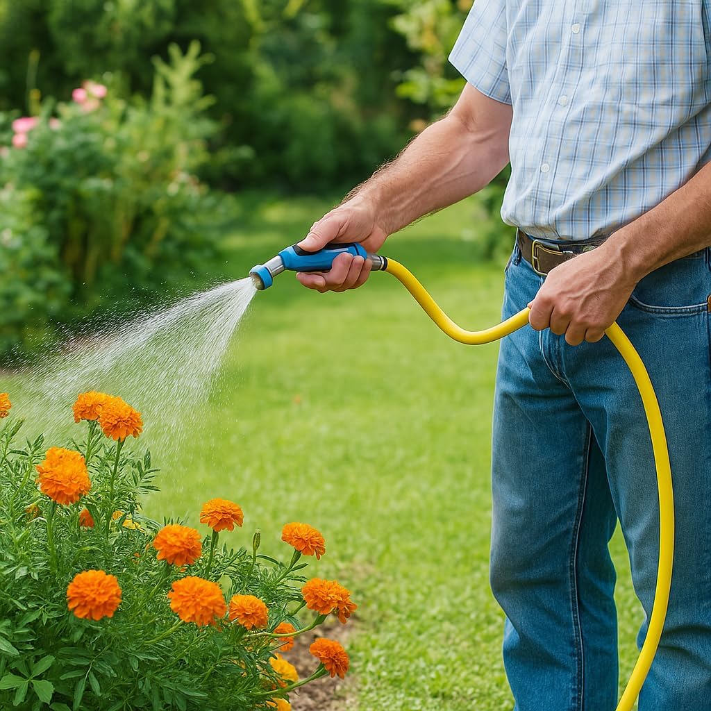 Tubo per Irrigazione Giardino 6 Strati (3/4"x 50 Metri) – Flessibile, Resistente, Ideale per Giardinaggio e Irrigazione, Adatto per Uso Esterno, Lemag srl - Lemag srl