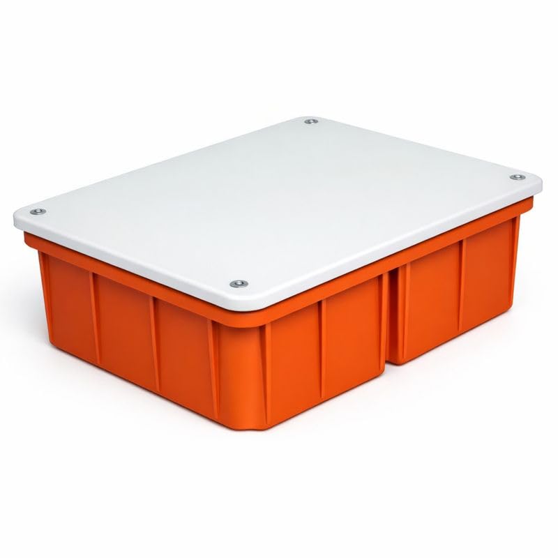 Scatola di Derivazione da Incasso con Coperchio 118x98x50 mm – Coperchio Bianco RAL 9001 – Modello FPT002 – Impianti Elettrici Civili - Lemag srl