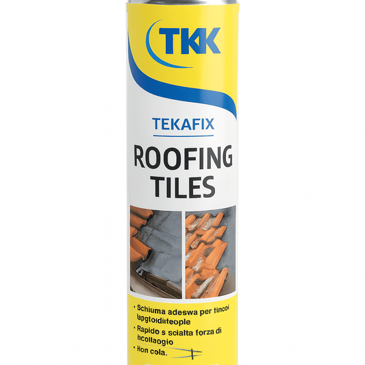 Schiuma Poliuretanica TKK Tegole e Tetti – Applicazione Pistola 750 ml – Grigio - Lemag srl