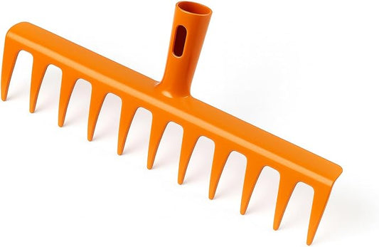 Rastrello 12 Denti Senza Manico – Testa in Acciaio Verniciato Resistente – LEMAG SRL - Lemag srl