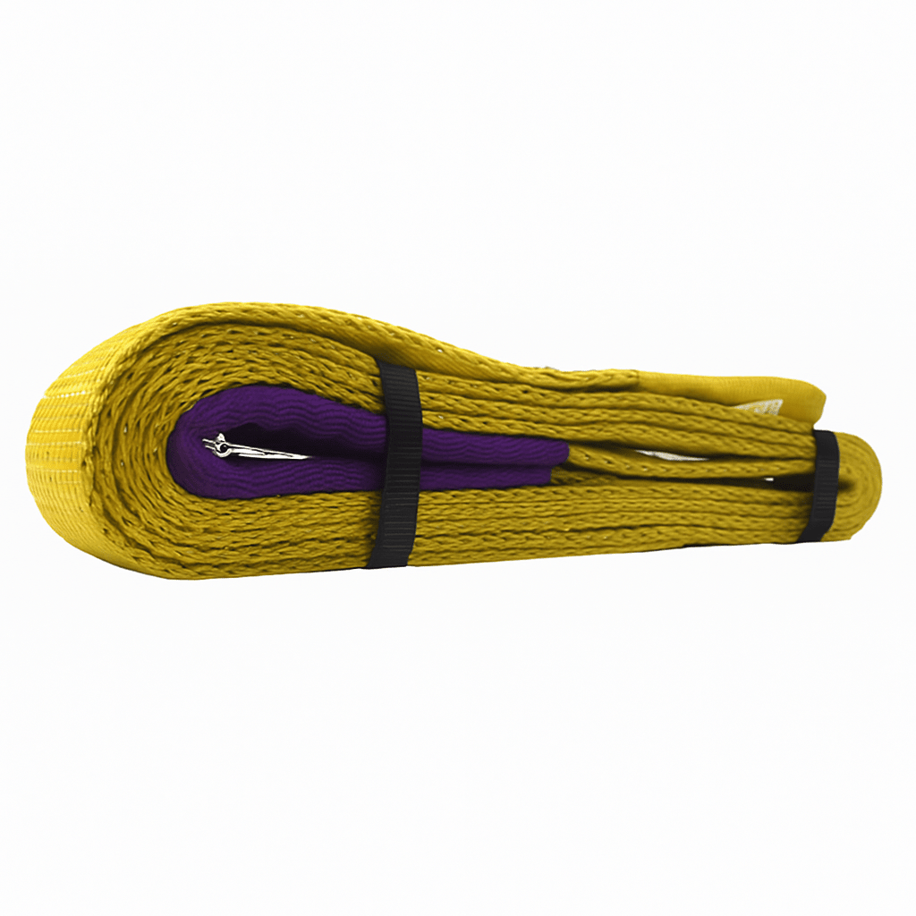 Fascia di Sollevamento 3 Ton 5 m – Cintura Poliestere Resistente con Anelli - Lemag srl