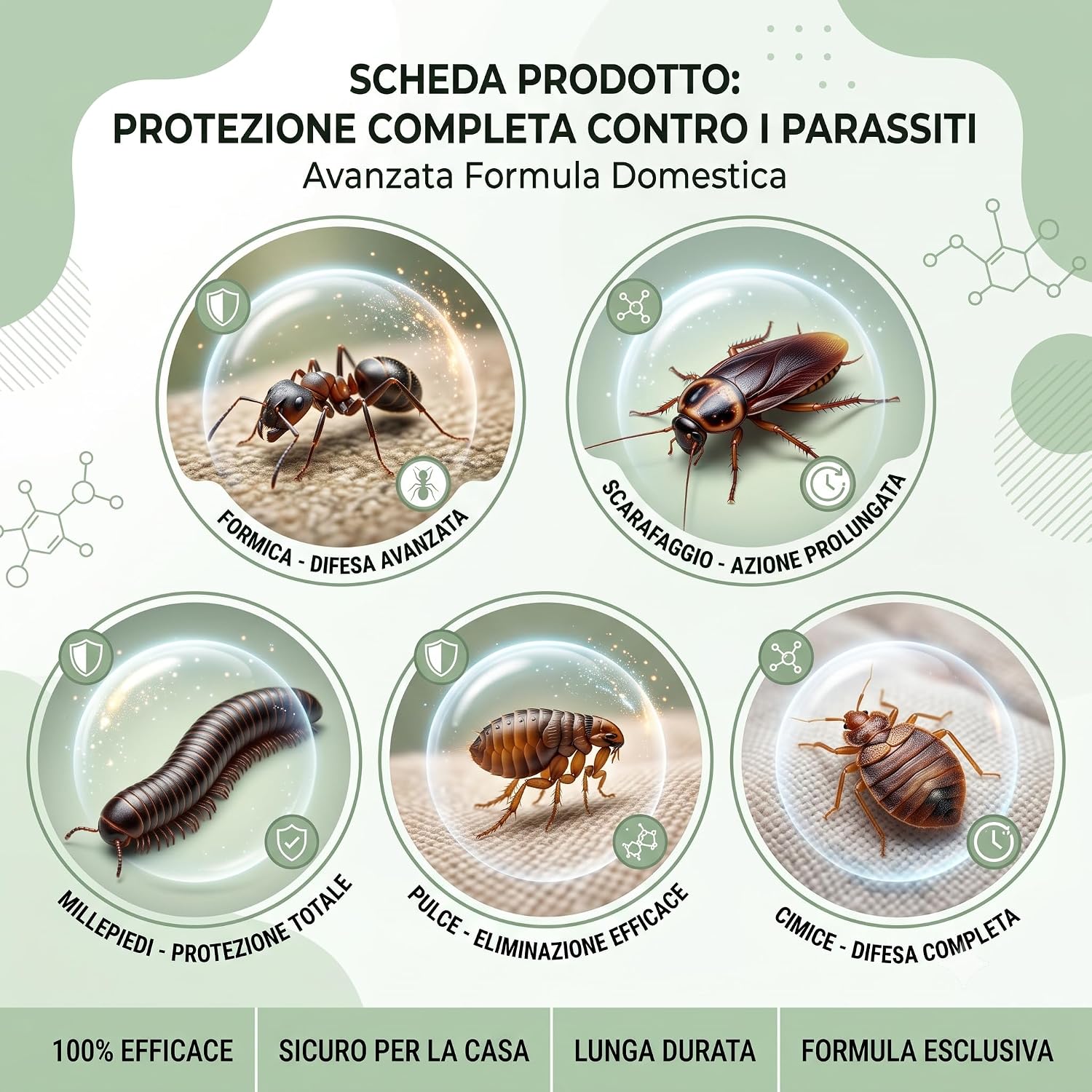 Insetticida Polvere Piretro Naturale 250ml per Insetti Striscianti. Contro Formiche, Scarafaggi, Pulci e Cimici. Inodore, Sicuro per Animali Domestici e Casa. Pronto all'uso. - Lemag srl