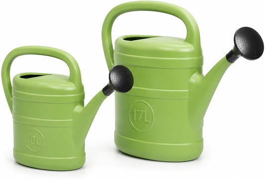 Set 2 Annaffiatoi 10 L + 17 L con Doccetta – Plastica Made in Italy - Lemag srl