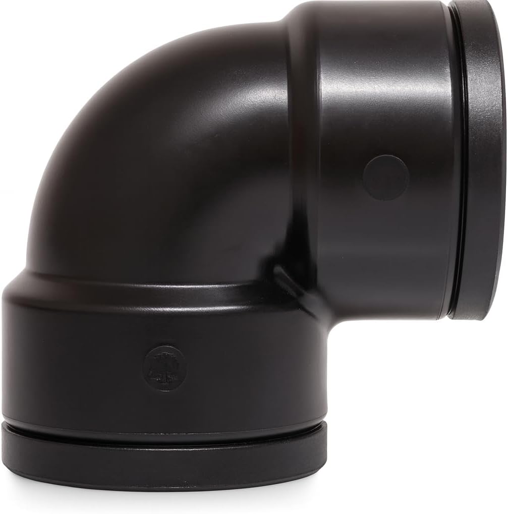 Gomito PP Femmina - Femmina 1"x1" PN10 – Curva 90° Confezione 5 Pz Raccordi – LEMAG SRL - Lemag srl