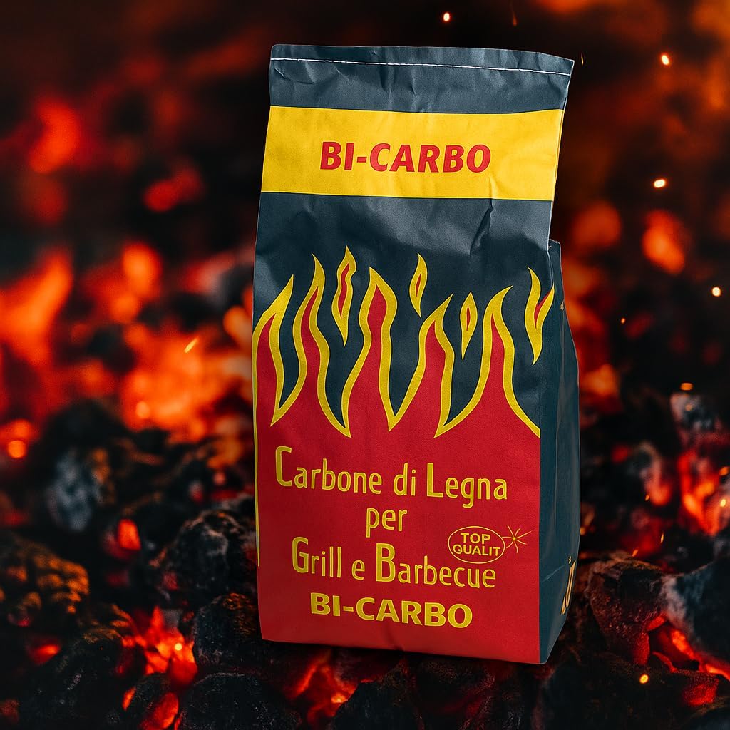 Carbonella Naturale per Barbecue 3 kg – Alta Qualità, Accensione Rapida e Lunga Durata – Ideale per Grigliate, Cottura alla Brace e Affumicatura – Senza Additivi Chimici - Lemag srl
