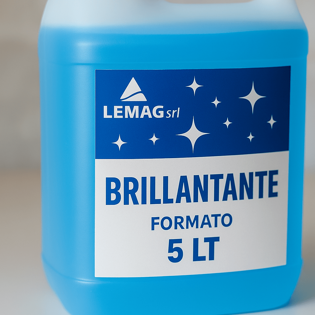 Brillantante Lavastoviglie 5L – Anticalcare, Sgrassante, Formula HACCP – Lemag srl - Lemag srl