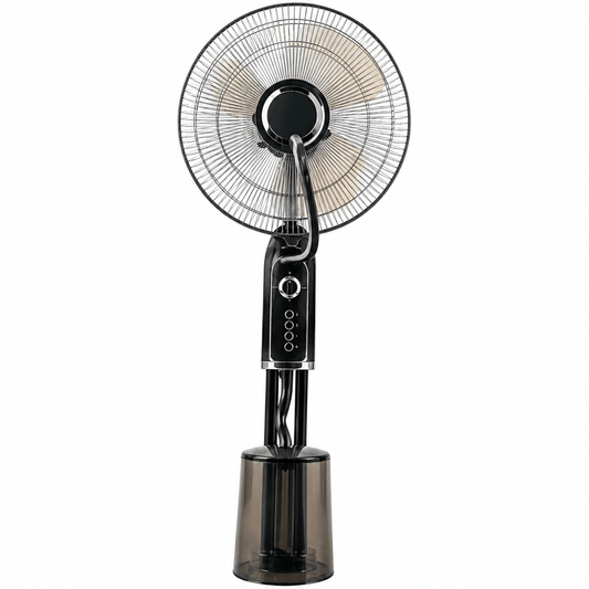 Ventilatore Nebulizzatore 40 cm 75W – Ventilatore ad Acqua con Atomizzatore Serbatoio 3,2 L – 3 Velocità Telecomando e Timer – Raffrescatore per Esterno e Interno | Made in Italy - Lemag srl