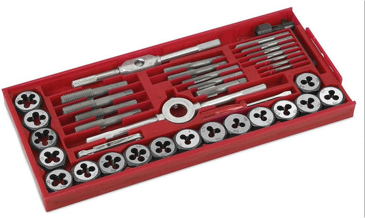 Set filiere Kreator KRT001140 da 40 pezzi per filettare