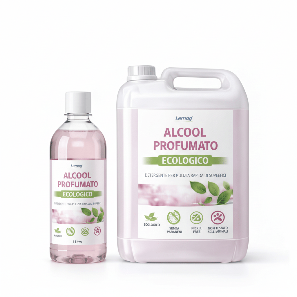 Alcool Profumato 1 - 5L Detergente Superfici Asciuga Subito - Lemag srl
