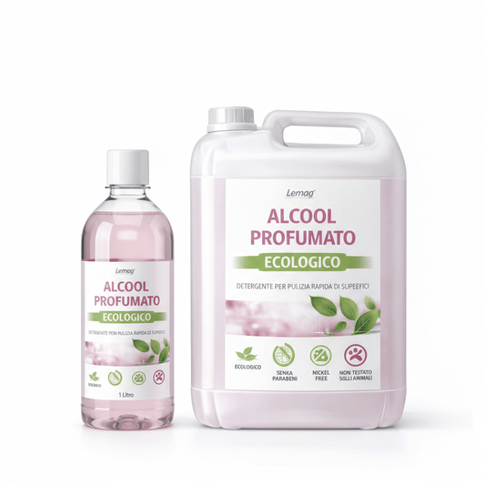 Alcool Profumato 1 - 5L Detergente Superfici Asciuga Subito - Lemag srl