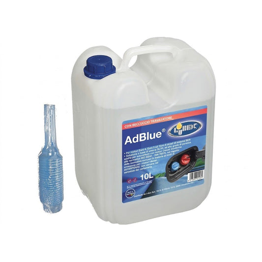 AdBlue 10 Litri con Beccuccio Travasatore - Urea 32,5% ad Alta Purezza - Conforme ISO 22241 e DIN 70070 - per Diesel Euro 4, 5 e 6 con Sistema SCR - Lemag srl