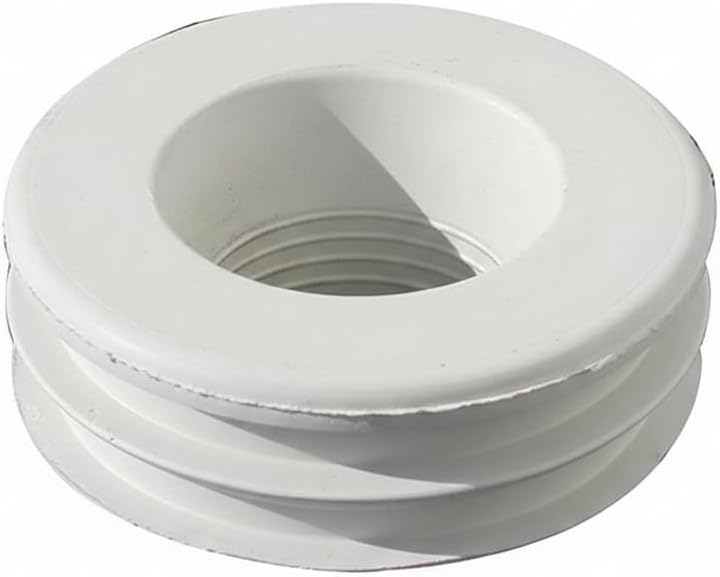 Morsetto per WC in Gomma Bianca Ø50 mm – Ø Interno 26 mm / 30 mm – Guarnizione di Tenuta per Scarico WC – Lemag srl (26 mm) - Lemag srl