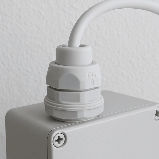 Raccordo scatola - guaina IP65 Ø20 mm, tenuta stagna, 5 pezzi per impianti sicuri - Lemag srl