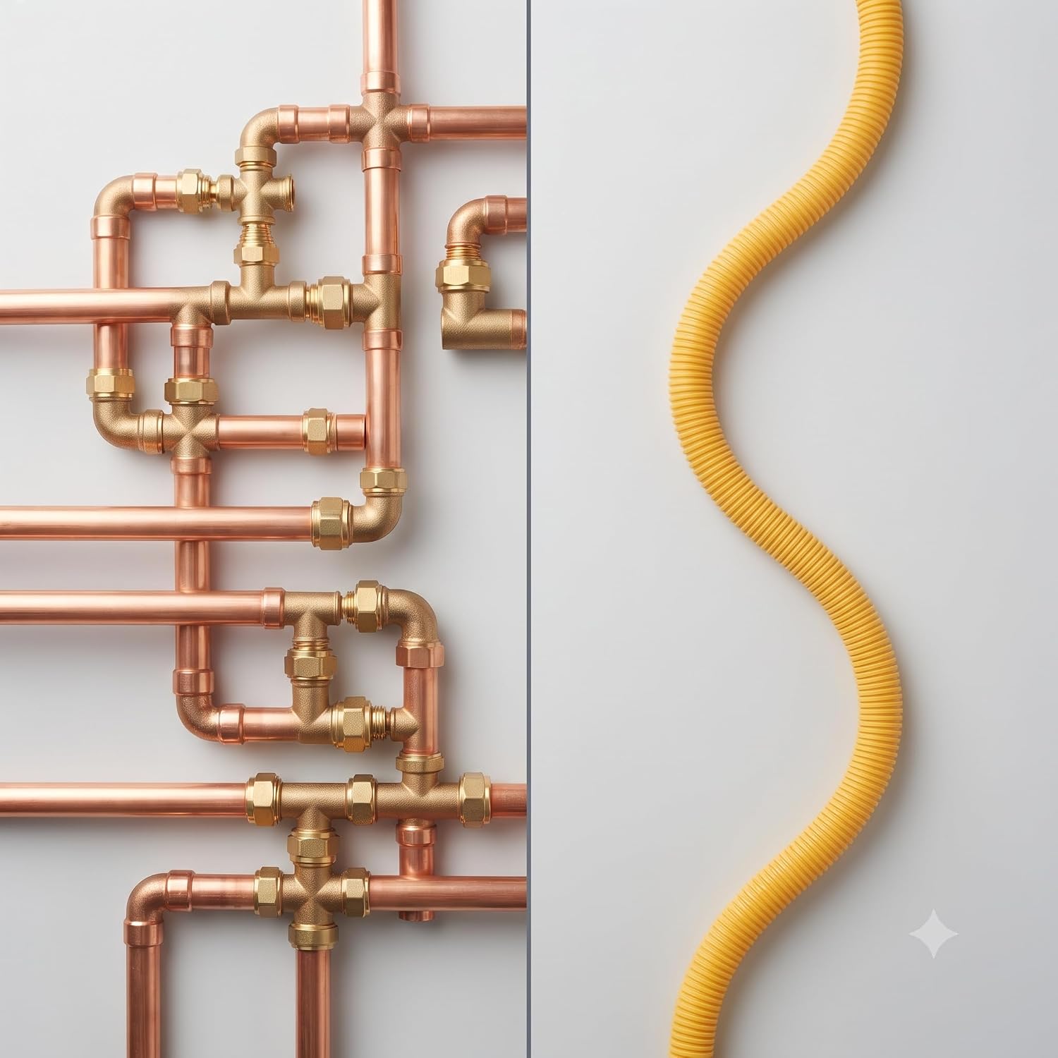 Tubo Multistrato Gas APE MULTYGAS Ø16x2,0 mm PEX-b/AL/PEX-b in Guaina Corrugata Gialla — Rotolo 20 m, Conforme UNI/TS 11343, Alluminio Saldato TIG, per Impianti Gas Metano e GPL - Lemag srl