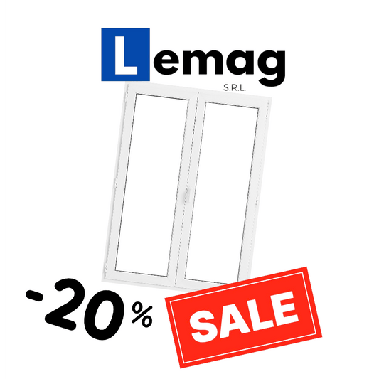 Finestra alluminio taglio termico 120x220 cm – Risparmio energetico - Lemag srl - Lemag srl