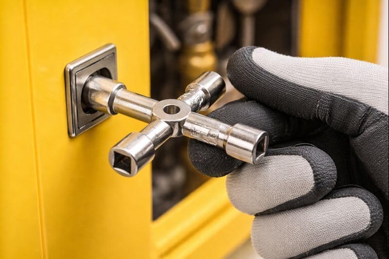 Chiave a Croce Universale per Sportelli Gas, Acqua ed Elettricità - Lemag srl