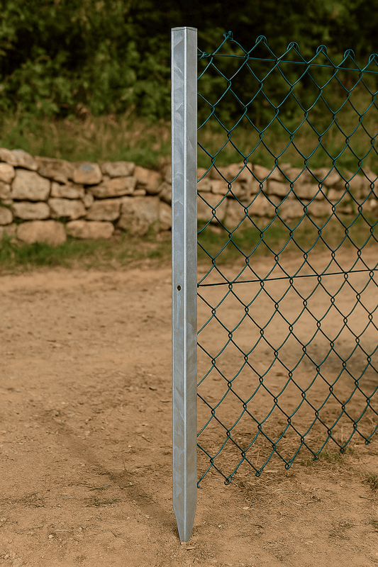 Paletto Zincato SFB per Recinzione – Altezza 175 cm – In Metallo Resistente – Lemag srl - Lemag srl