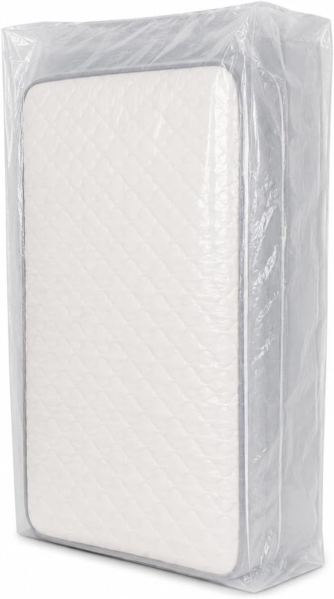 Sacco Conserva Materasso 80x220 cm con Soffietto 10+10 cm Custodia Protettiva Salvaspazio Trasloco - Lemag srl