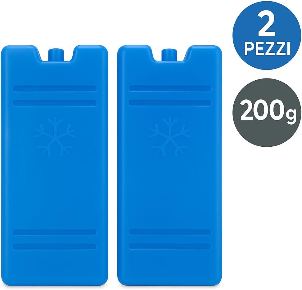 Mattonelle Ghiaccio 2 Pezzi Riutilizzabili per Borsa Frigo Termica LEMAG - Lemag srl