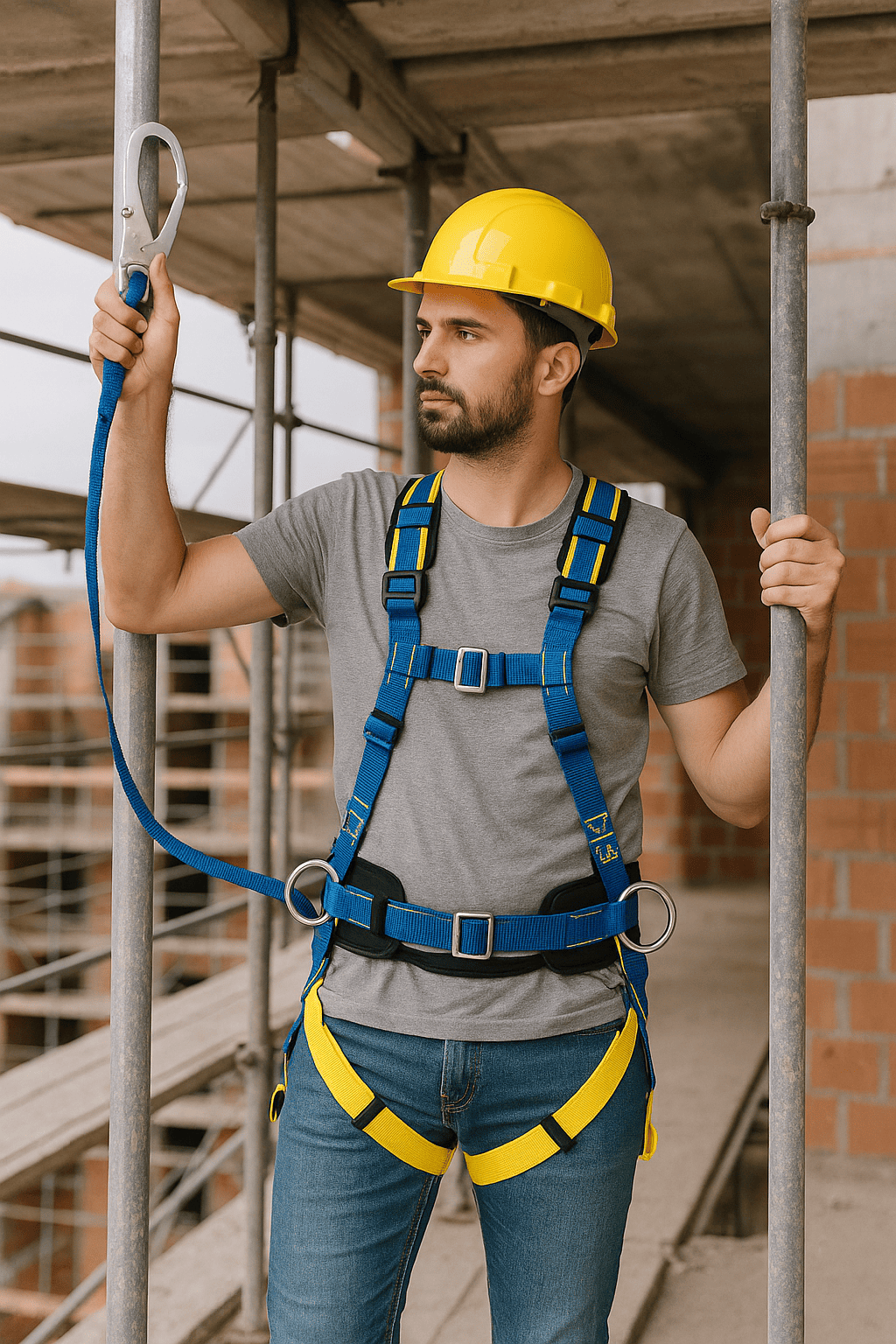 Imbracatura Anticaduta LIGHT PLUS 4 Cintura e Anelli di Posizionamento - Lemag srl