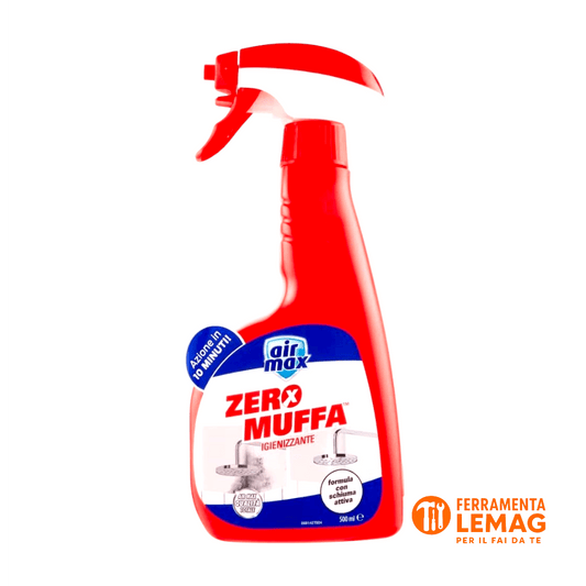 Air Max Zero Muffa 500 ml – Per Interni & Esterni – Rimuove Muffa, Funghi e Alghe – Lemag srl - Lemag srl