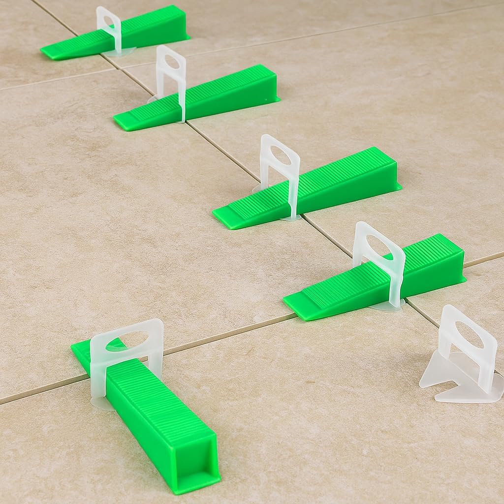 Kit 600 Livellatori Piastrelle 1 - 3 mm – 500 Distanziatori + 100 Cunei – Lemag SRL - Lemag srl