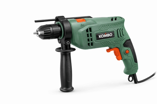 Trapano a Percussione Elettrico 550W – Mandrino Autoserrante 10mm – 0 - 3000 RPM – Foratura Legno 32mm - Lemag srl