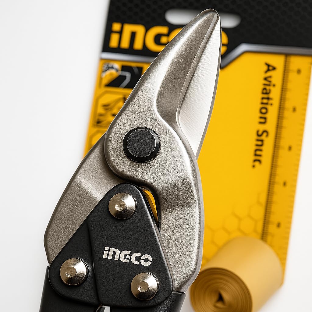 Cesoie per Lamiera Professionali 250 mm – Taglio Sinistro/Dritto – Lame in Acciaio Temperato, Impugnatura Antiscivolo Ergonomica - Lemag srl