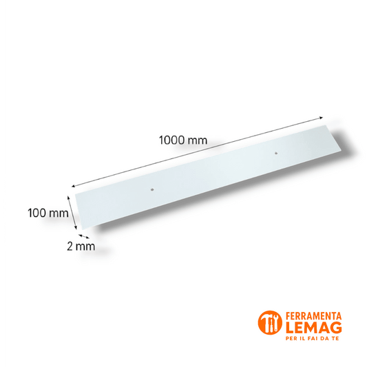 Battisedia con Foro 1000x100 mm – Spessore 2 mm – Lemag srl - Lemag srl