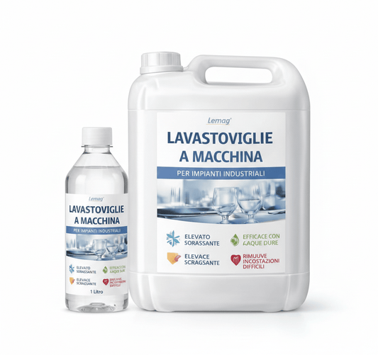 Detergente Lavastoviglie Professionale 1 - 5L Uso Industriale HACCP - Lemag srl