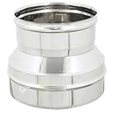 Riduzione Inox Canna Fumaria Ø 300 M – Ø 250 F Acciaio AISI 304 – Lemag SRL - Lemag srl