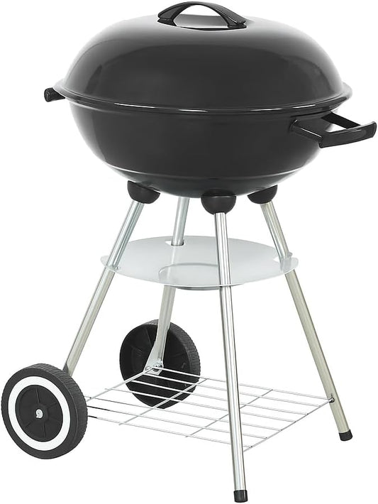 Barbecue a Carbone Miami Ø 44 cm – Acciaio Smaltato con Griglia Inox - Lemag srl