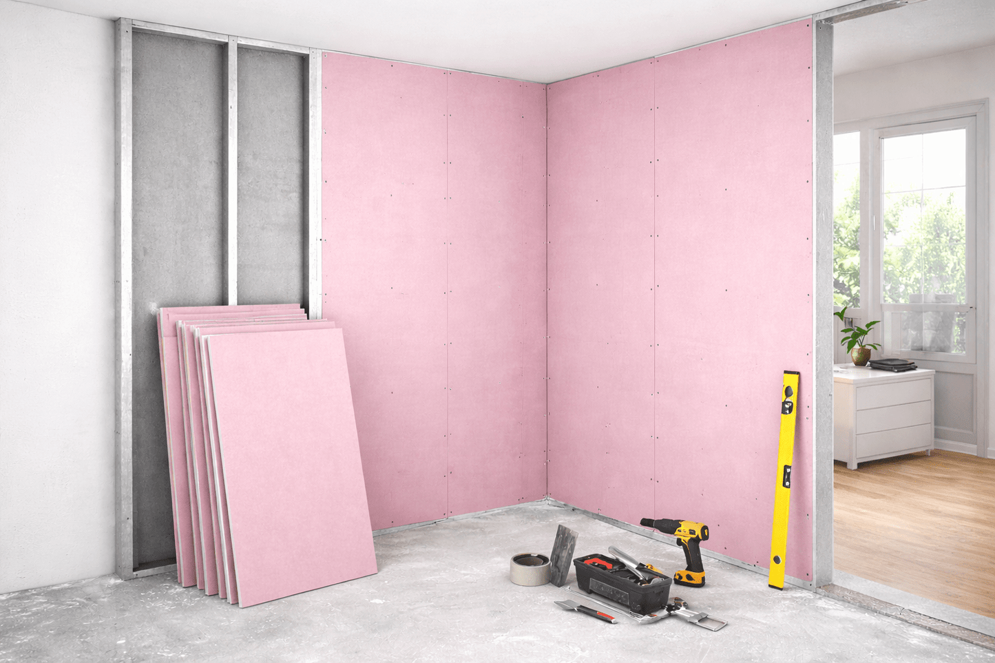 Lastra Cartongesso FIRE GKF 120x60 cm Spessore 13 mm – Pannello Antincendio per Pareti, Contropareti e Controsoffitti – LEMAG SRL - Lemag srl