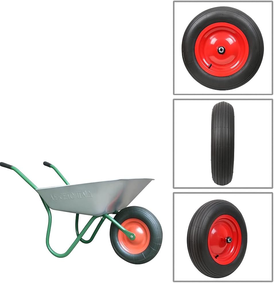 Ruota Pneumatica 3.50-8 per Carriola Vespa – Asse 155 mm - Lemag srl