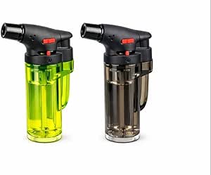 Set 2 Caramellatori JET TORCH Gas Regolatore + Ricarica Inclusa - Lemag srl