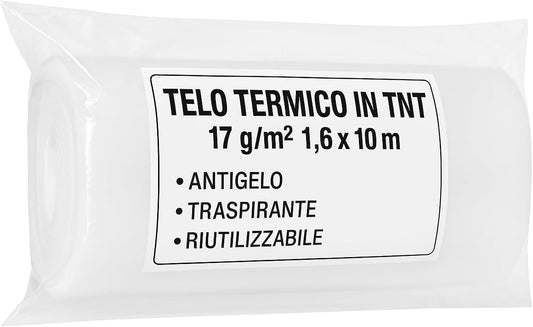 Telo Termico TNT 1,6x10 m 17 g/m² – Antigelo per Piante e Orto – Lemag SRL - Lemag srl