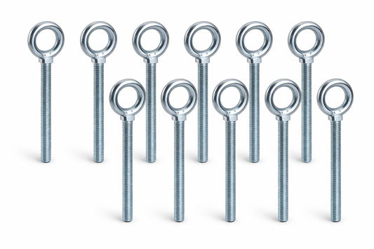 Occhiolo a Vite con Dado M6 Ø 16 mm Acciaio Zincato – Set 10 Pezzi - Lemag srl